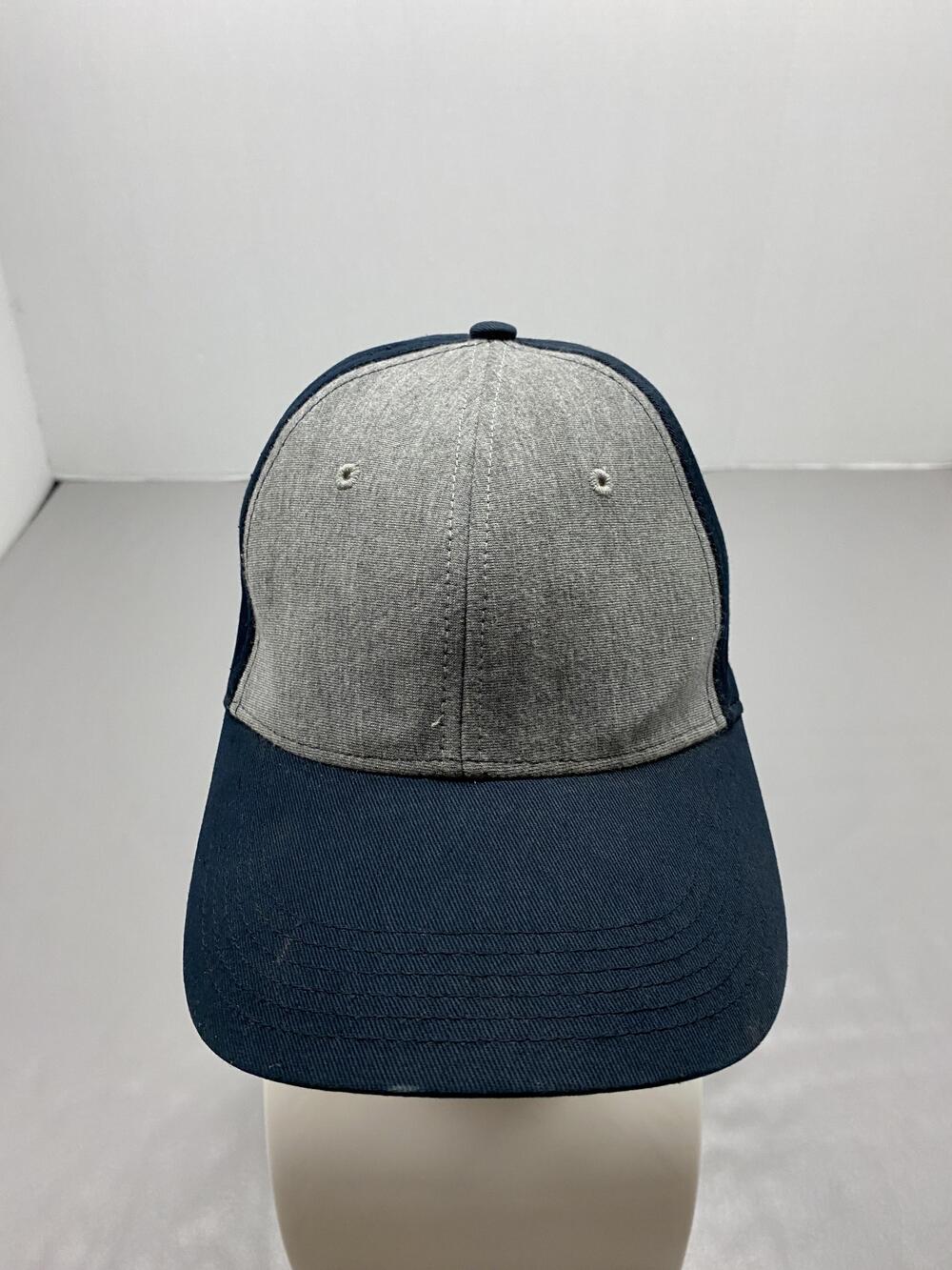 Hat Cap Strap Back One Size Blue Twill Cotton Baseball Cap Adjustable Mens